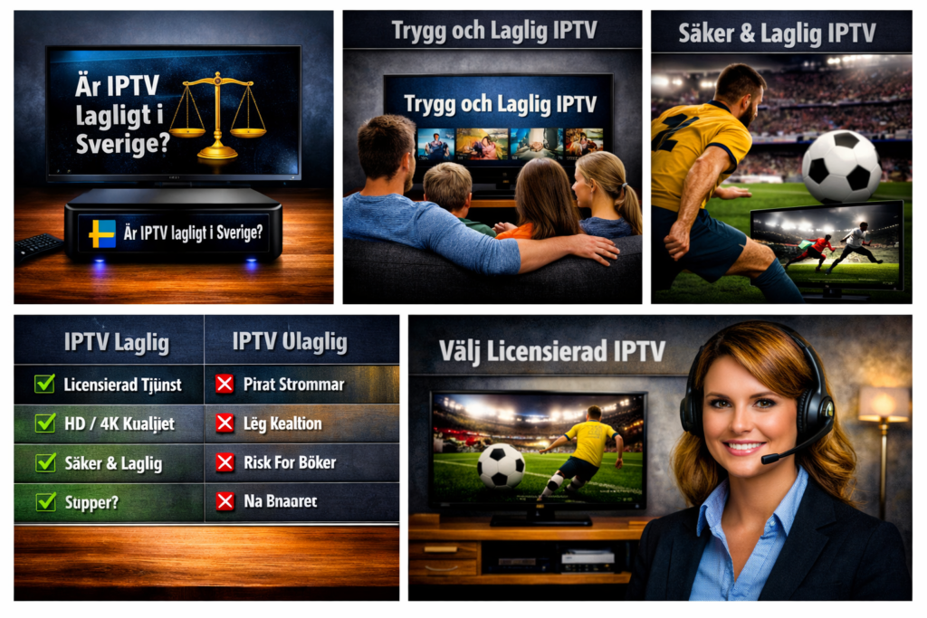 är IPTV lagligt i Sverige