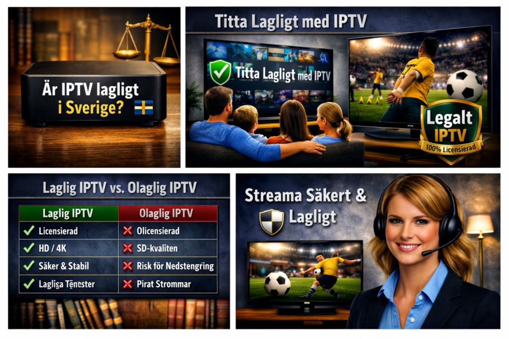 är IPTV lagligt i Sverige
