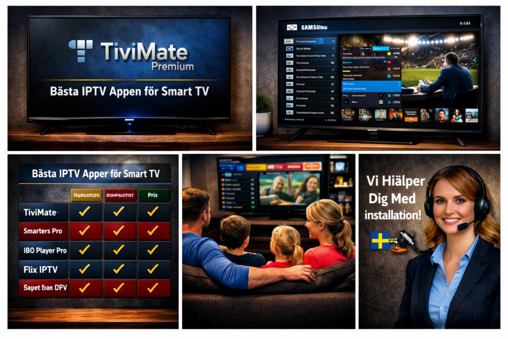 bästa IPTV appen för Smart TV