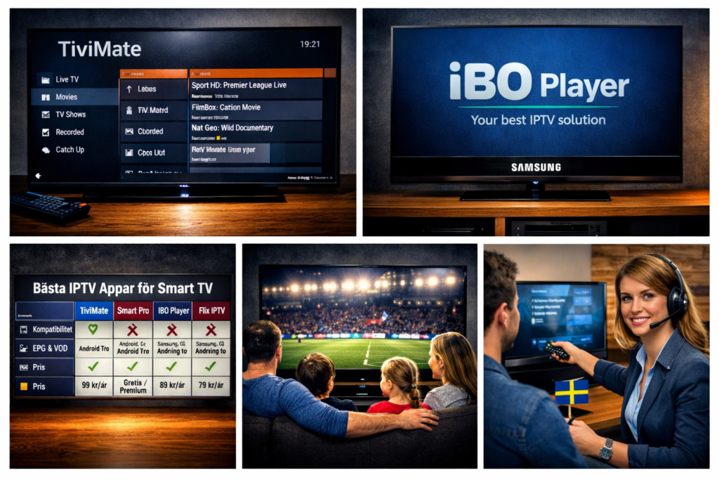 bästa IPTV appen för Smart TV