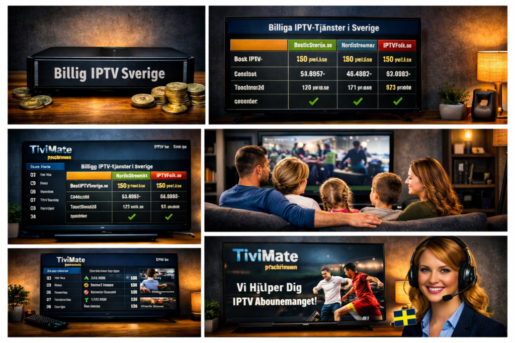 billig IPTV abonnemang Sverige