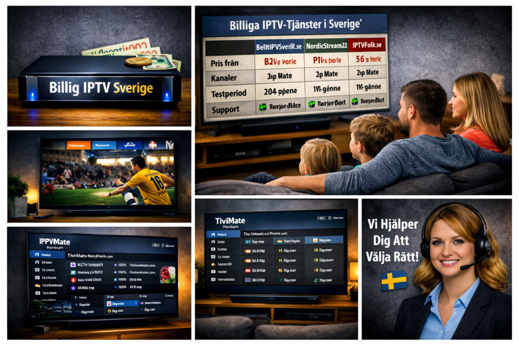billig IPTV abonnemang Sverige