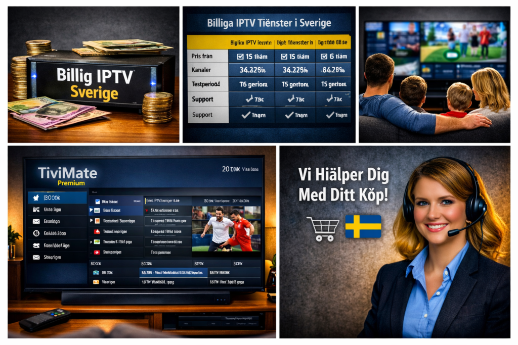 billig IPTV abonnemang Sverige
