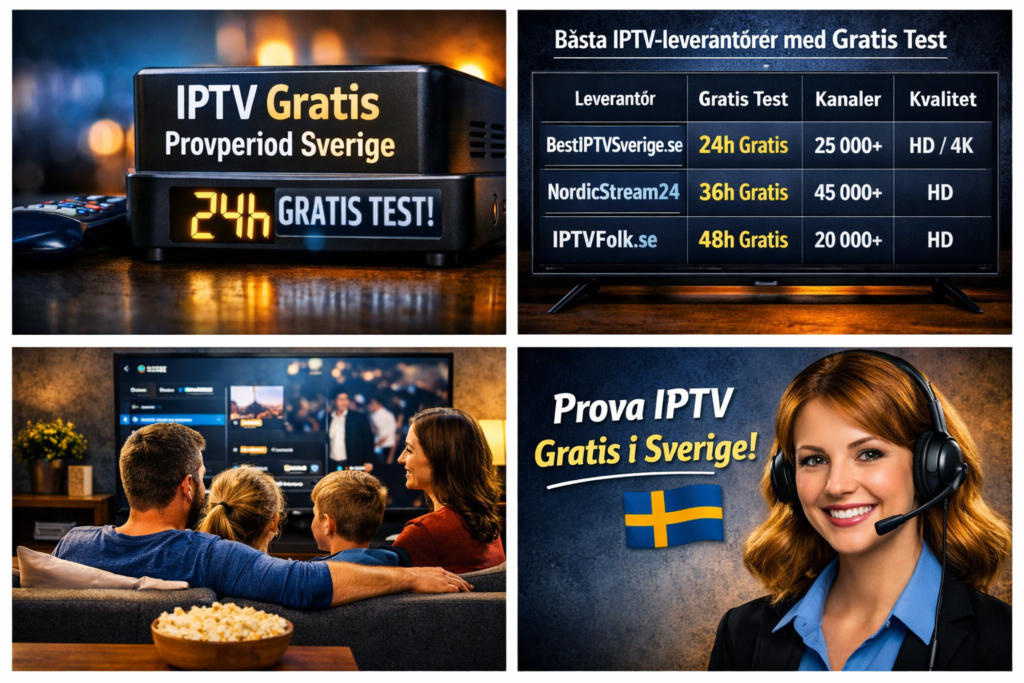 IPTV gratis provperiod Sverige