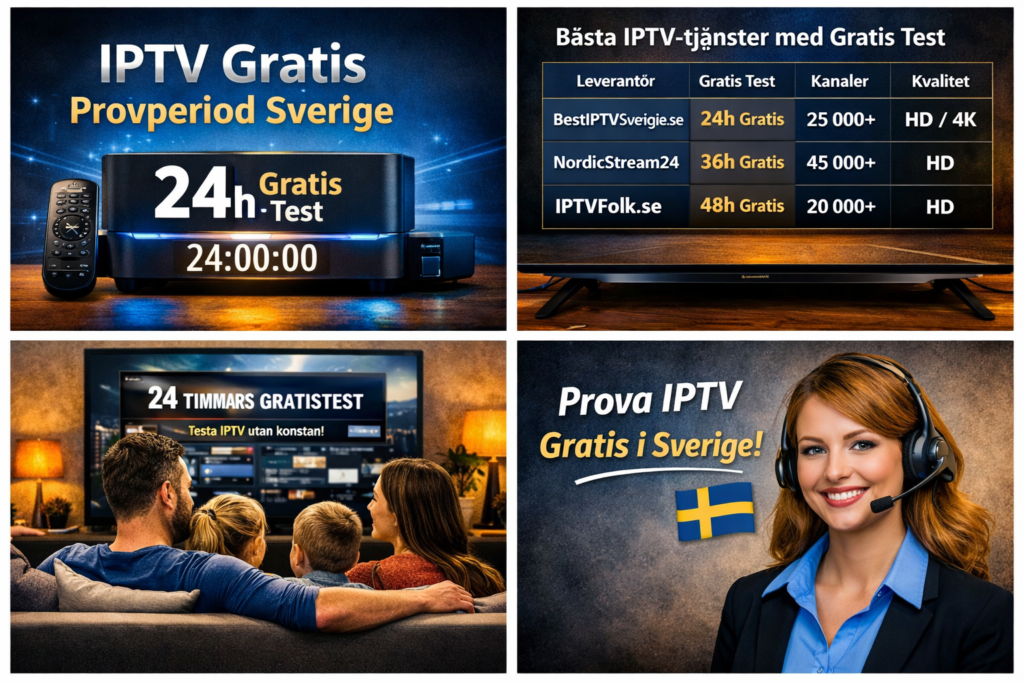 IPTV gratis provperiod Sverige