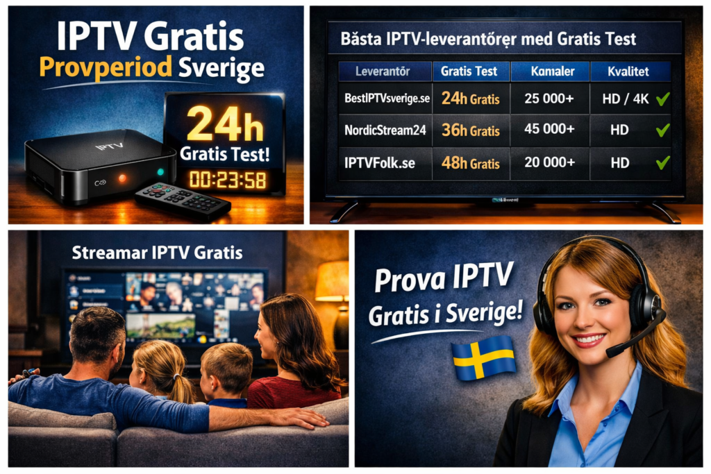 IPTV gratis provperiod Sverige
