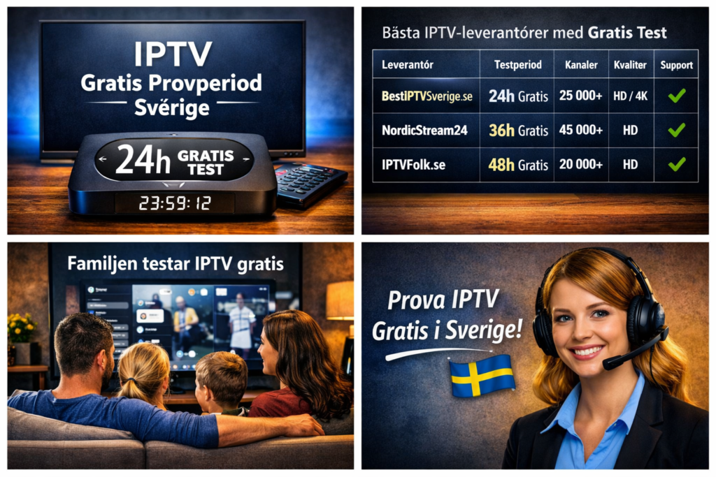 IPTV gratis provperiod Sverige