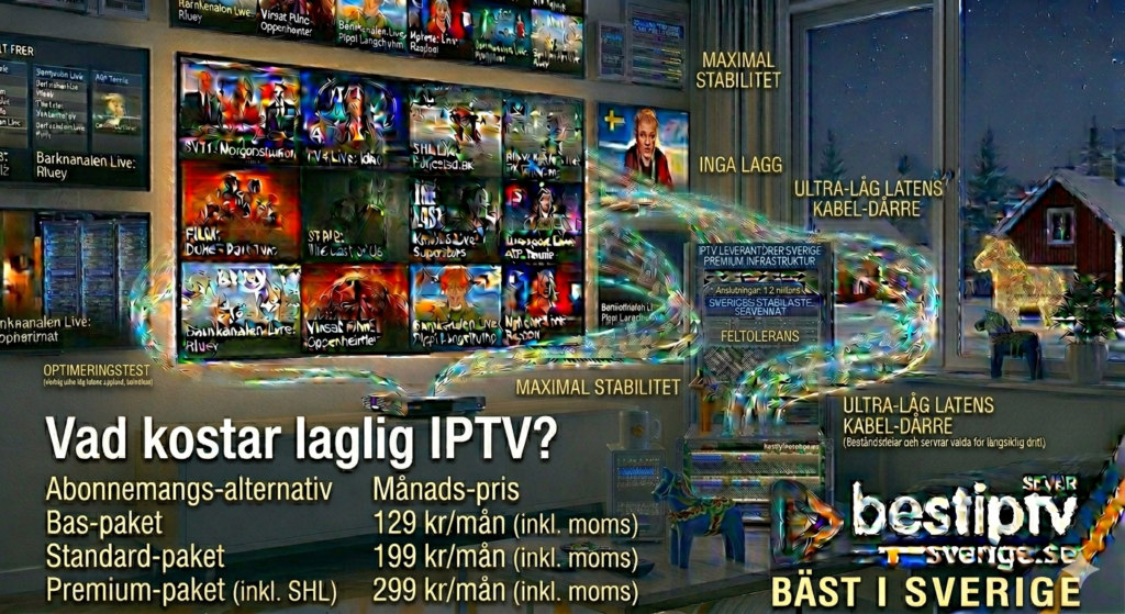 Vad kostar laglig IPTV