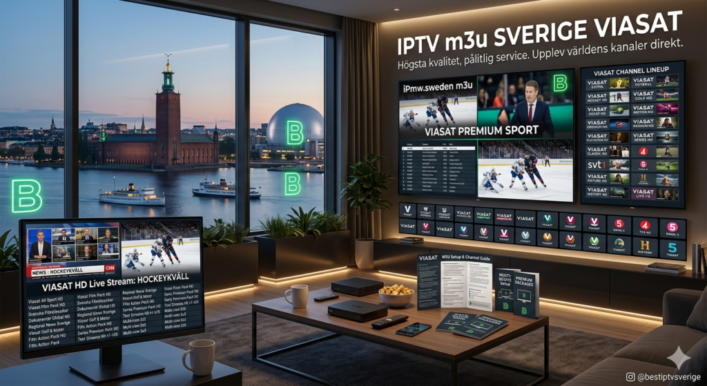 iptv m3u sverige viasat
