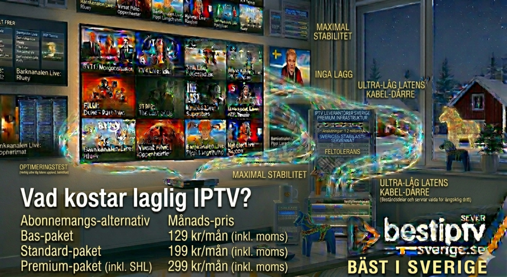 Vad kostar laglig IPTV