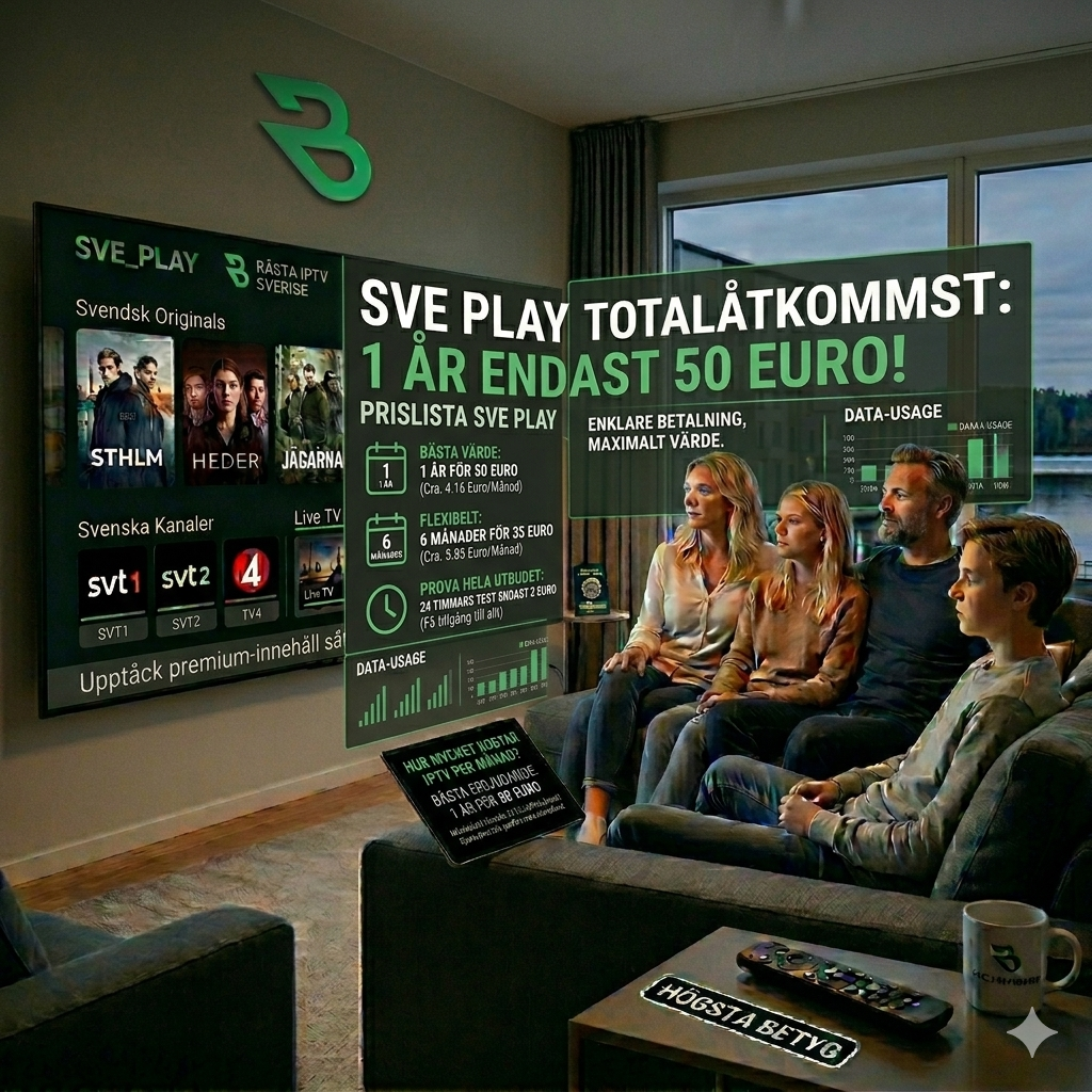 Hur mycket kostar IPTV per månad