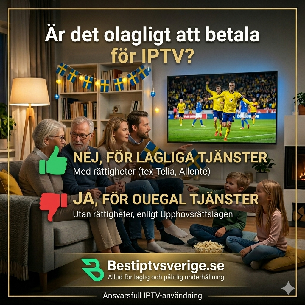 Är det olagligt att betala för IPTV
