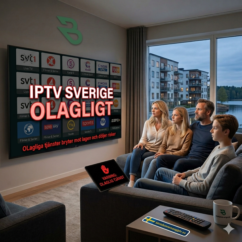 iptv sverige olagligt