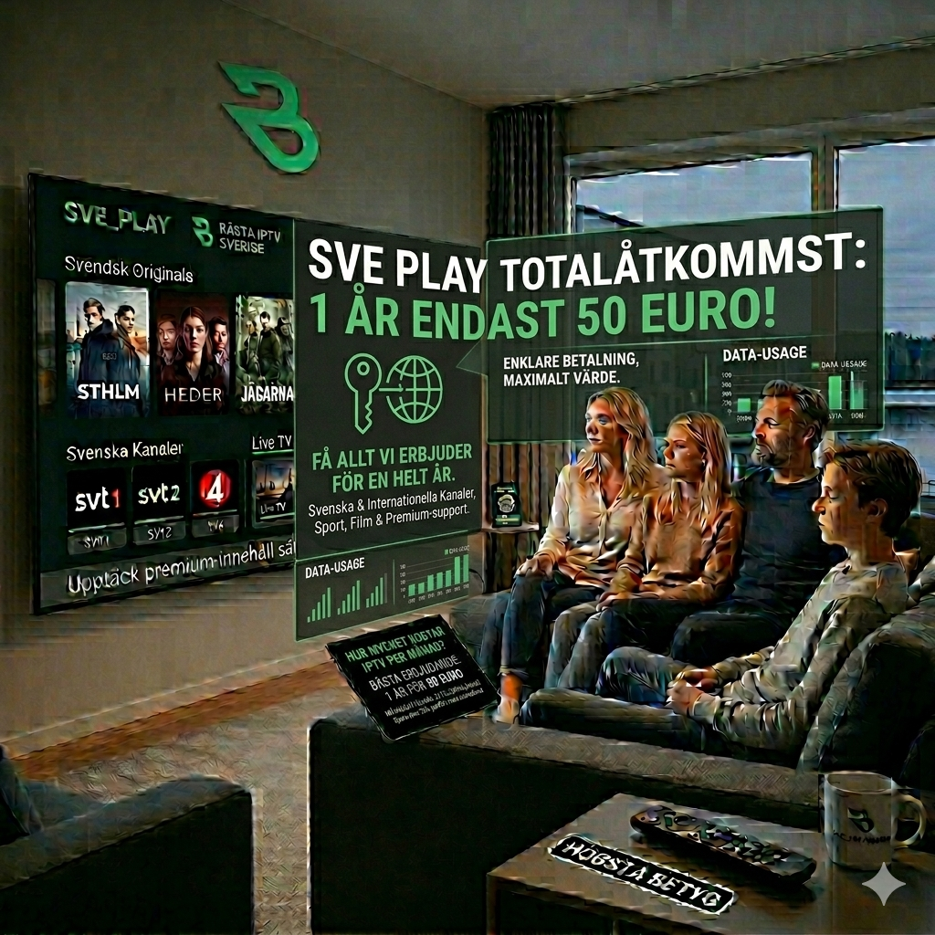 Hur mycket kostar IPTV per månad
